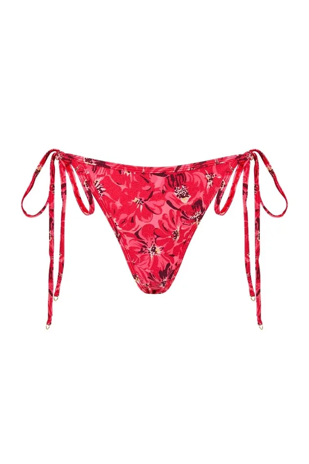 Faithfull The Brand Swim Zamora Bikini Bottoms El Limon Floral Pink 8211 Women Faithfull The Brand Swim Zamora Bikini Bottoms El Limon Floral Pink 8211 Women