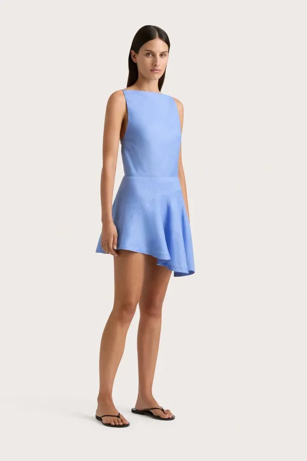 Faithfull The Brand Tops Antibes Top Mid Blue 8211 Women