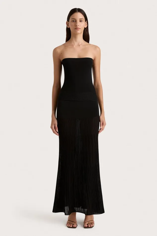 Faithfull The Brand Tops Citara Strapless Top Black 8211 Women Faithfull The Brand Tops Citara Strapless Top Black 8211 Women