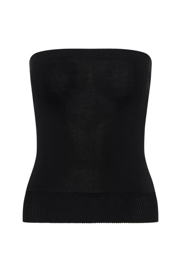 Faithfull The Brand Tops Citara Strapless Top Black 8211 Women Faithfull The Brand Tops Citara Strapless Top Black 8211 Women