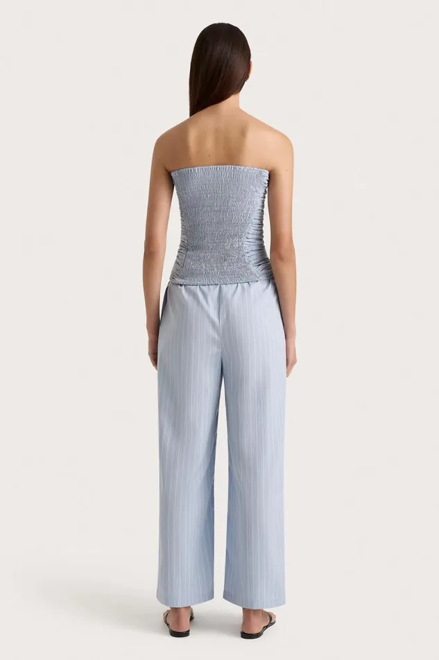 Faithfull The Brand Tops Jilliane Top Blue Pinstripe 8211 Women Faithfull The Brand Tops Jilliane Top Blue Pinstripe 8211 Women