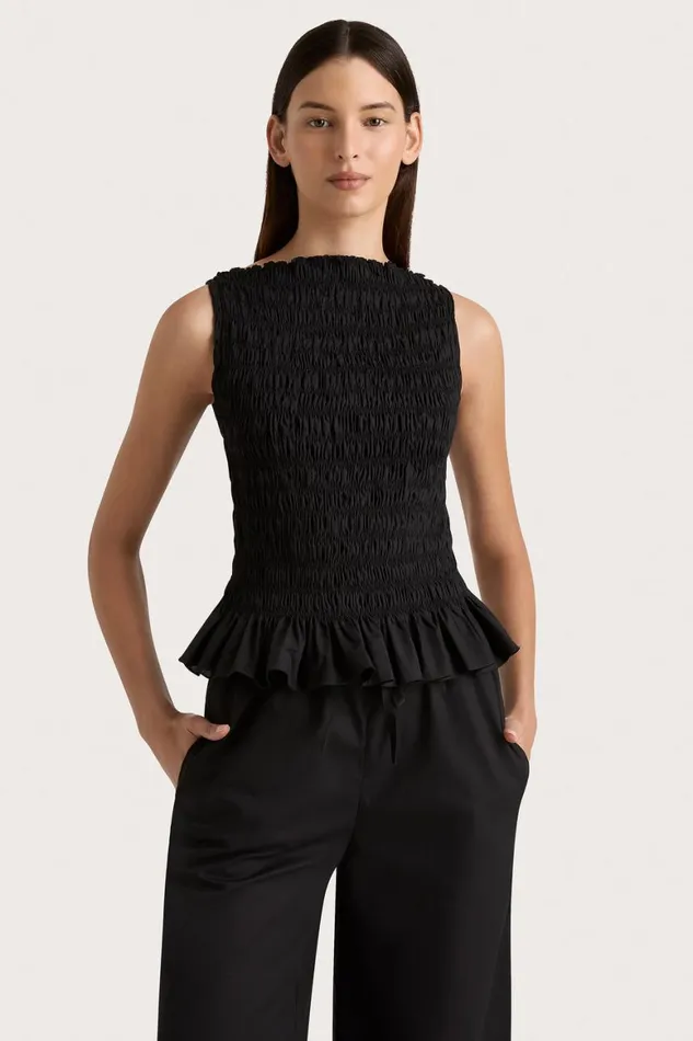 Faithfull The Brand Tops Margot Top Black 8211 Women Faithfull The Brand Tops Margot Top Black 8211 Women