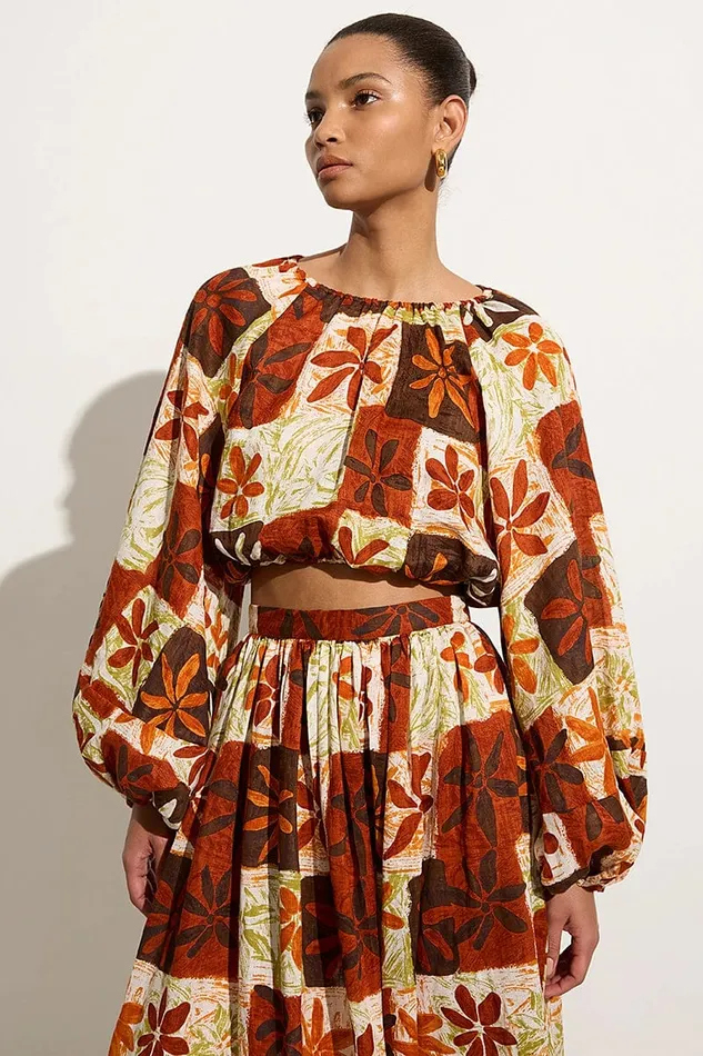 Faithfull The Brand Tops Pereira Top Tobago Floral 8211 Final Sale 8211 Women
