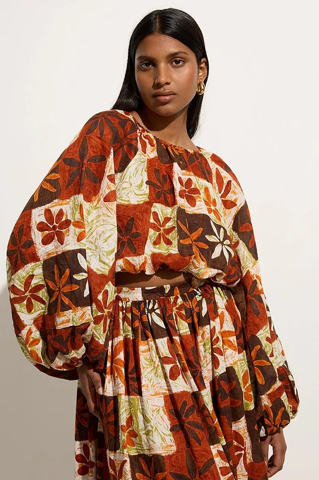Faithfull The Brand Tops Pereira Top Tobago Floral 8211 Final Sale 8211 Women Faithfull The Brand Tops Pereira Top Tobago Floral 8211 Final Sale 8211 Women
