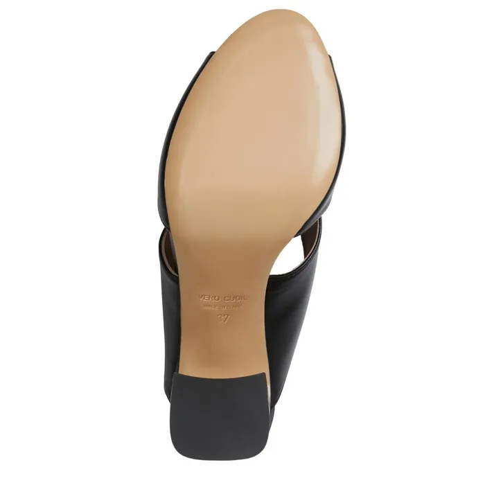 FATIMA Cross Band Heel BLACK Women Bruno Magli Sandals and Slides