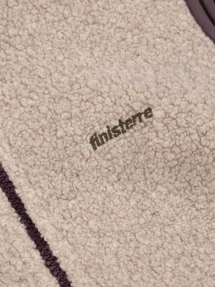 Finisterre Fleece Women Hegen Wool Fleece Vest Oatmeal