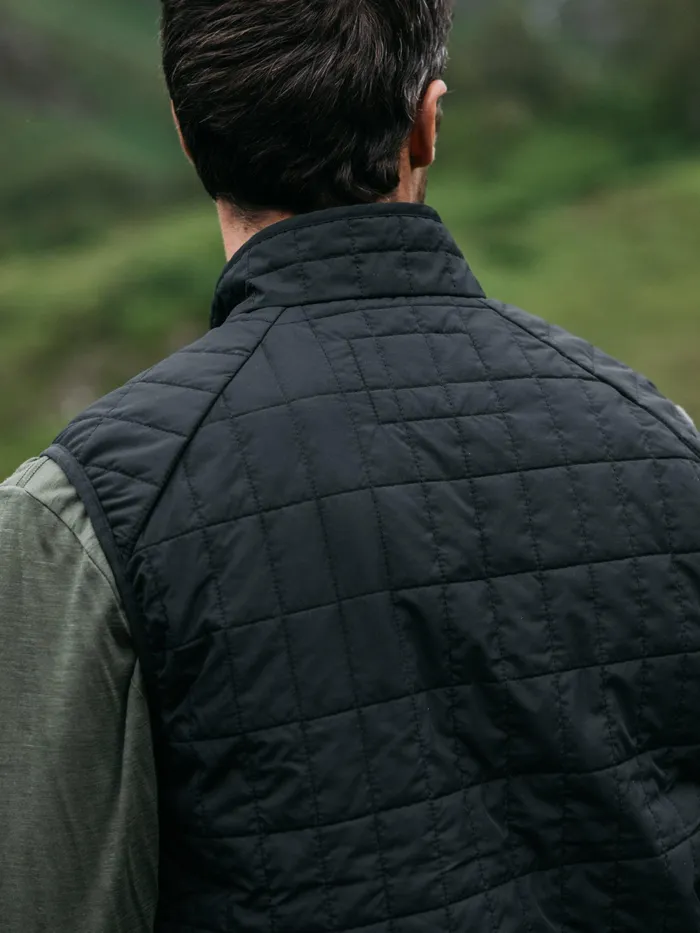 Finisterre Jackets and Coats Men Firecrest Insulated Vest Black