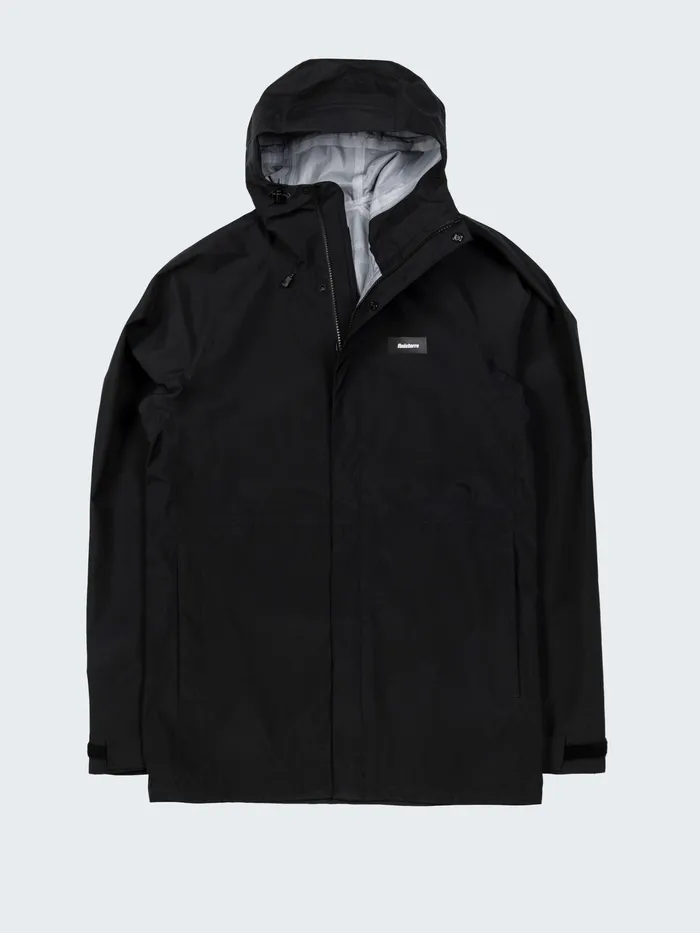 Finisterre Jackets and Coats Men Skybird Waterproof Jacket Black