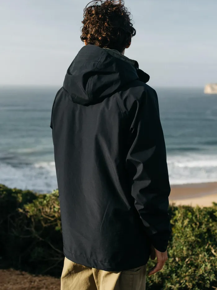 Finisterre Jackets and Coats Men Skybird Waterproof Jacket Black