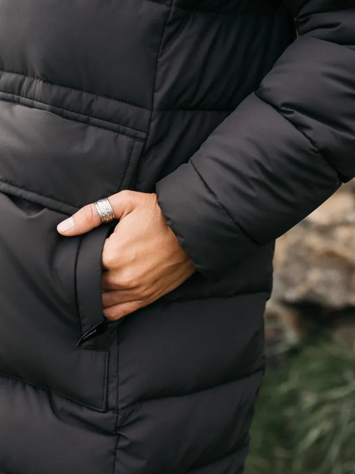 Finisterre Jackets and Coats Women Elara Coat Raven