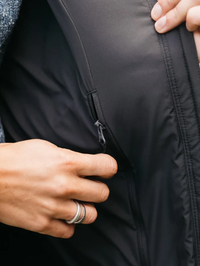 Finisterre Jackets and Coats Women Elara Coat Raven