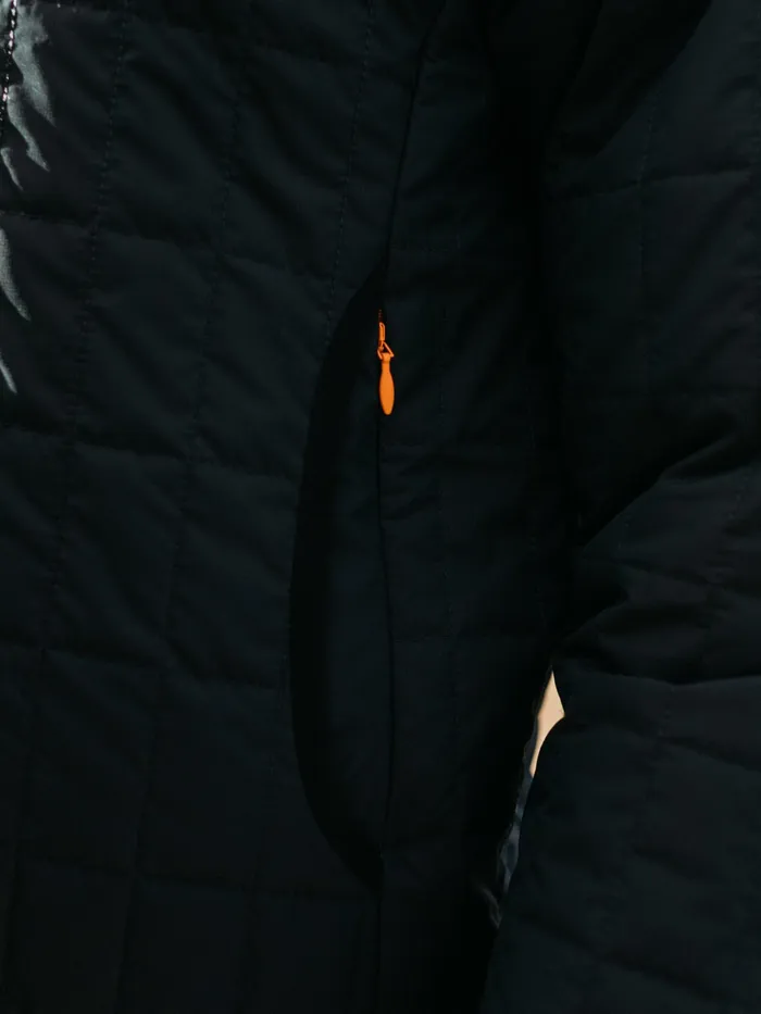 Finisterre Jackets and Coats Women Firecrest Hooded Jacket Black