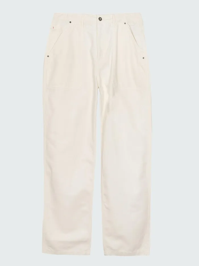 Finisterre Pants Men Basset Pant Ecru