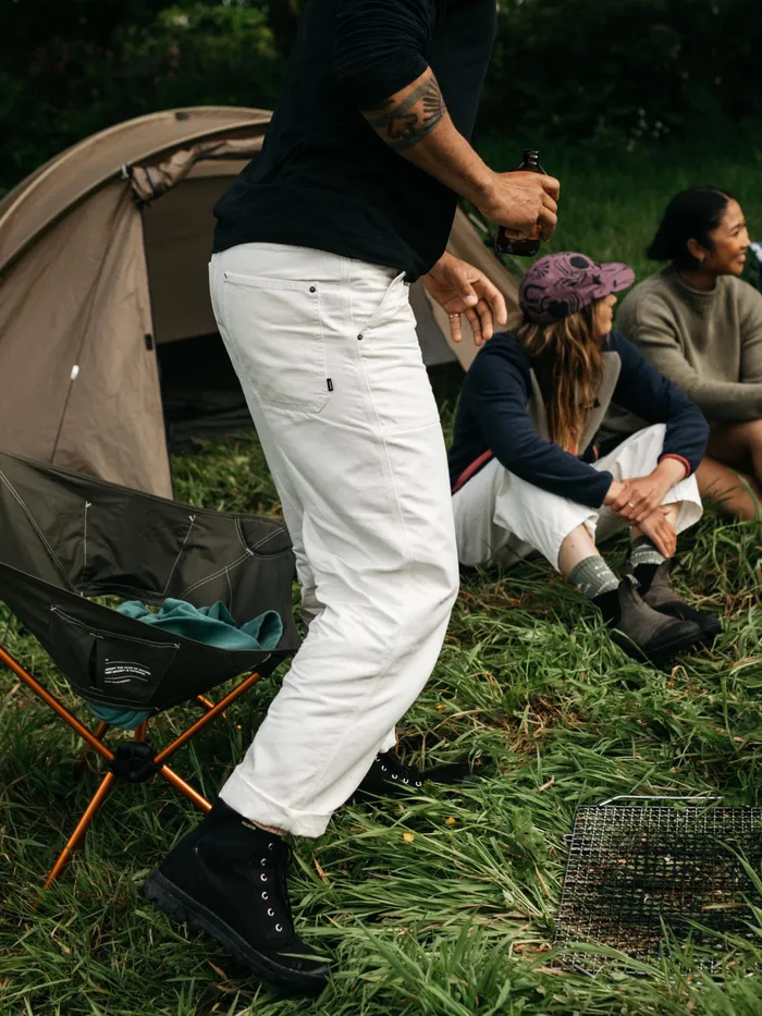 Finisterre Pants Men Basset Pant Ecru