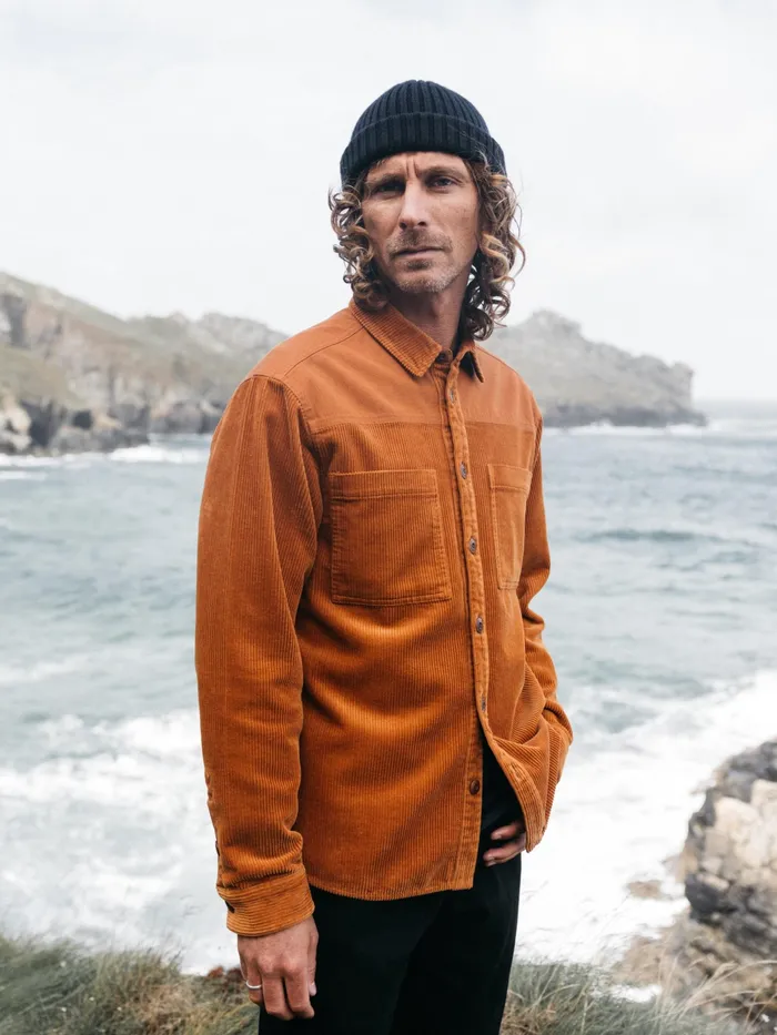 Finisterre Shirts Men Cordium Shirt Sable