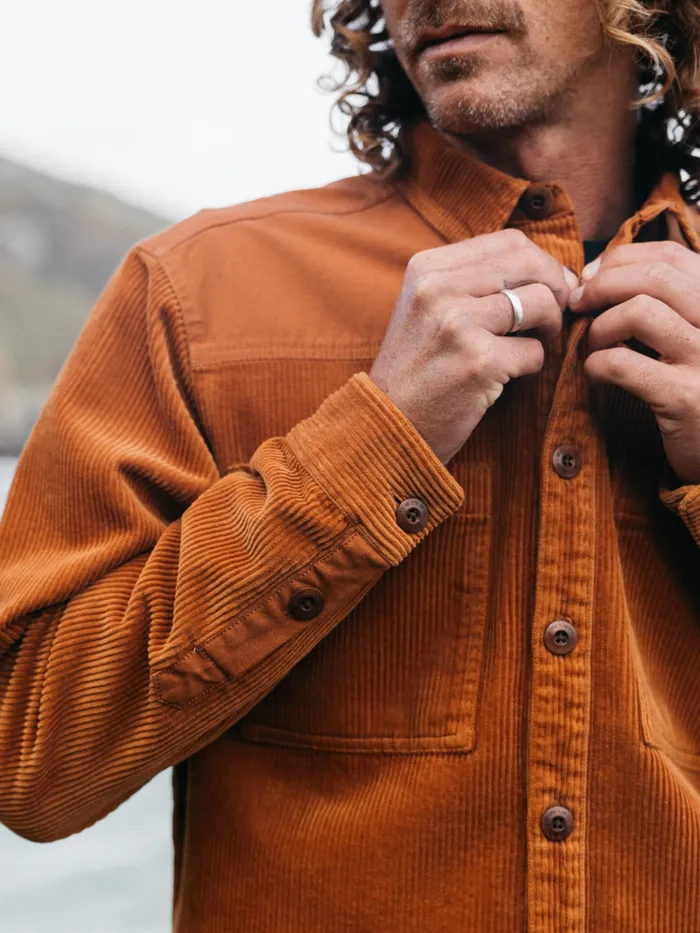 Finisterre Shirts Men Cordium Shirt Sable