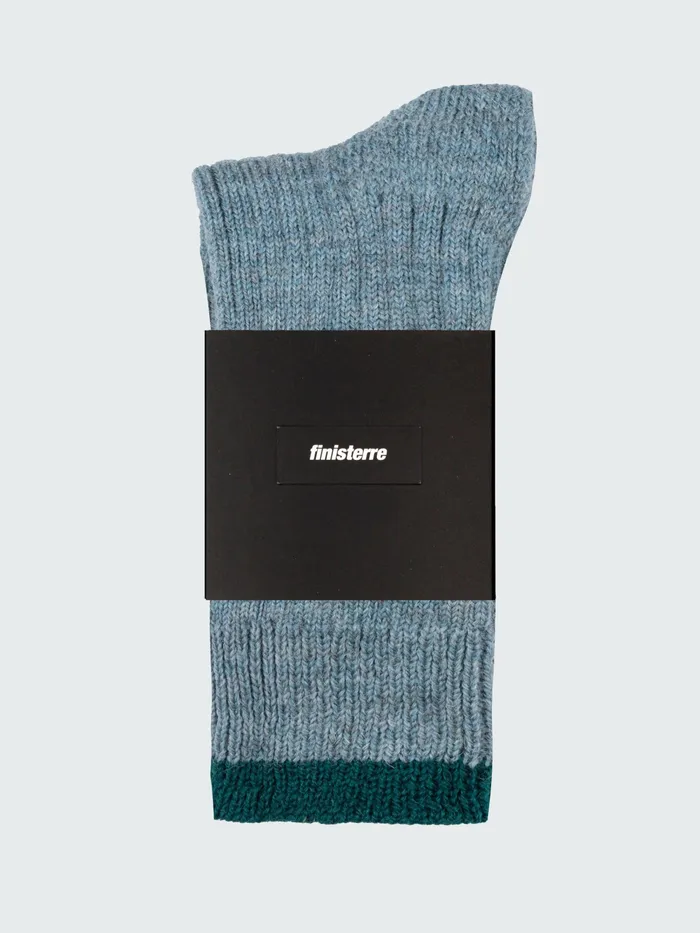 Finisterre Socks MenWomen Bosun Sock Blue Hazepine Shadow