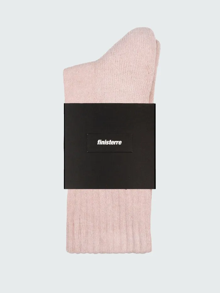 Finisterre Socks MenWomen High Tide Sock Pink Smoke