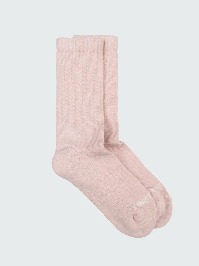 Finisterre Socks MenWomen High Tide Sock Pink Smoke