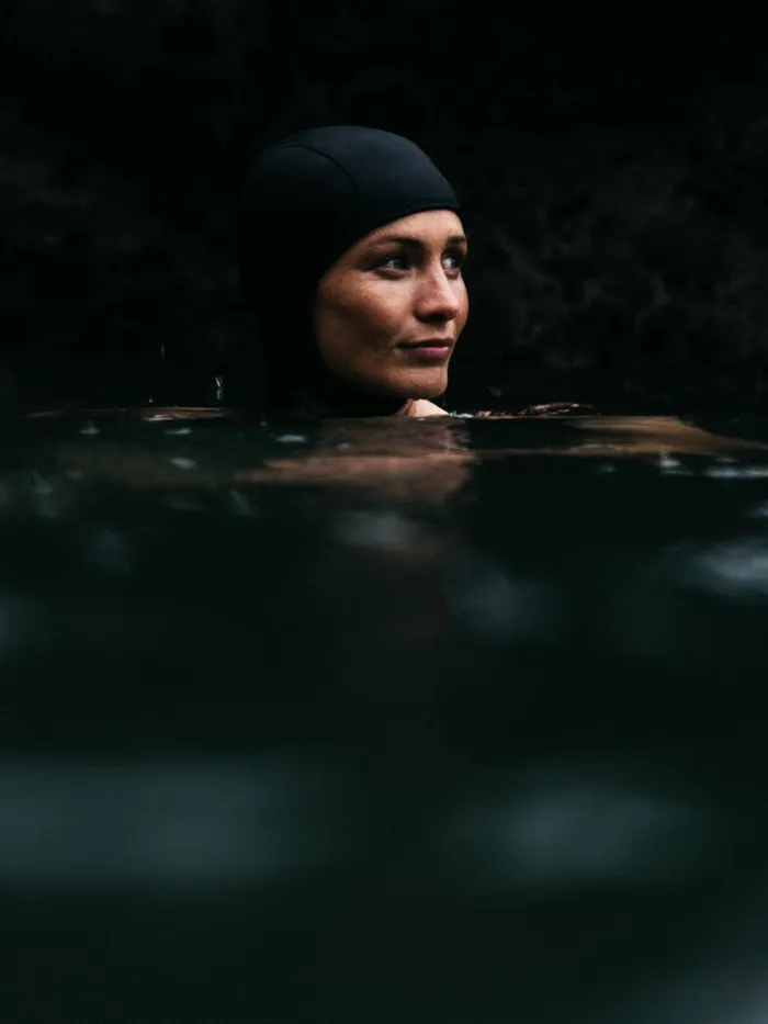 Finisterre Swim Accessories MenWomen Nieuwland 2mm Yulex Cap Black