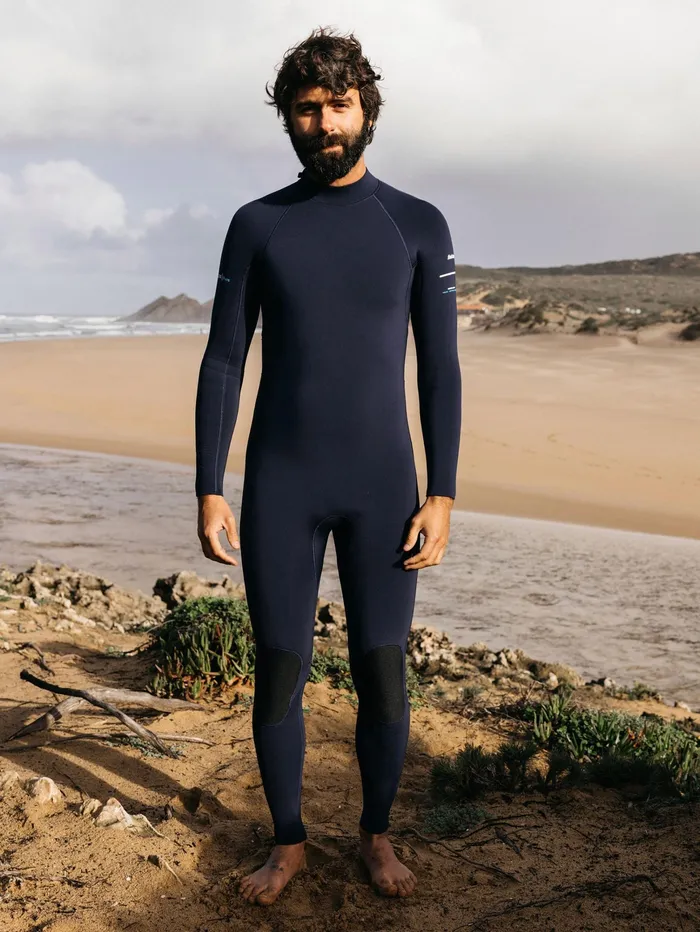 Finisterre Wetsuits Men Nieuwland 32mm Yulex Back Zip Wetsuit Ink Manuka