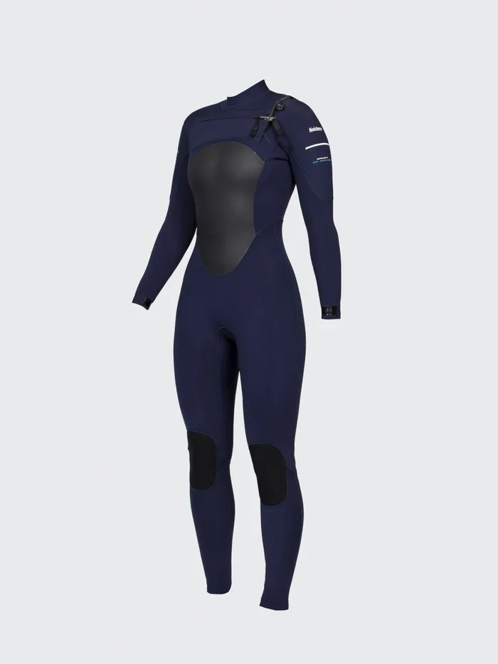 Finisterre Wetsuits Women Nieuwland 4535mm Yulex Chest Zip Wetsuit Ink