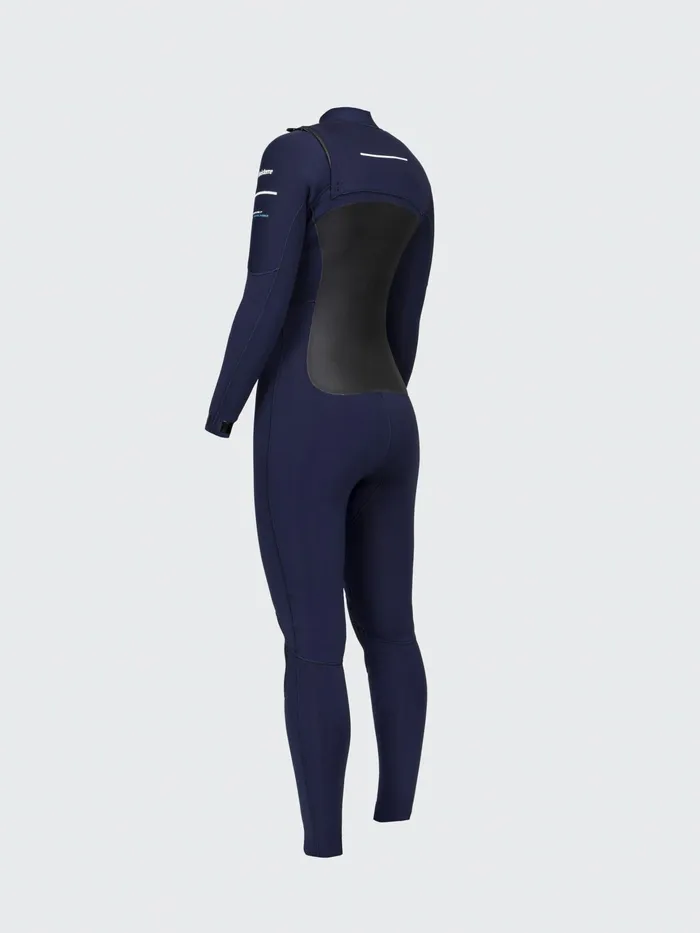Finisterre Wetsuits Women Nieuwland 4535mm Yulex Chest Zip Wetsuit Ink