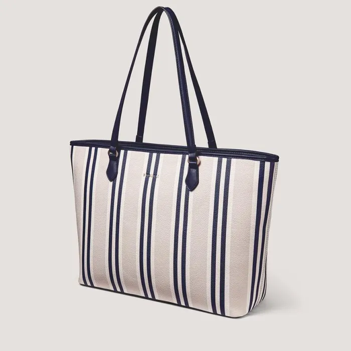 Fiorelli Thea Tote Navy Stripe Backpacks Tote Bags