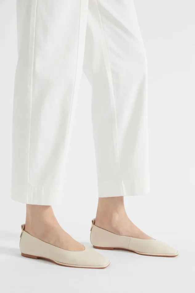 Flats Woman Seed Heritage Camille Ballet Flat Stone