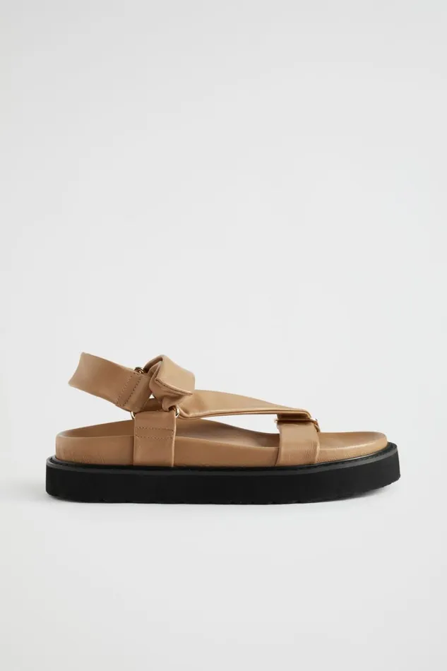 Flats Woman Seed Heritage Pia Footbed Sandal Caramel