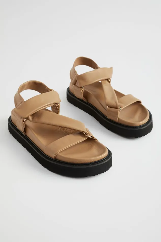 Flats Woman Seed Heritage Pia Footbed Sandal Caramel