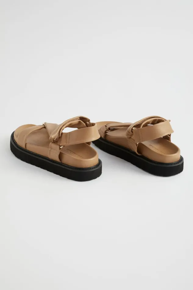 Flats Woman Seed Heritage Pia Footbed Sandal Caramel
