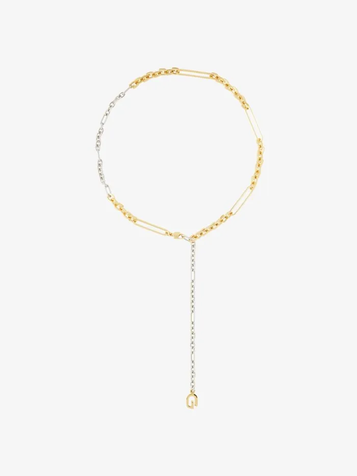 G Link Necklace In Metal Goldensilvery WomenMen Givenchy Jewelry