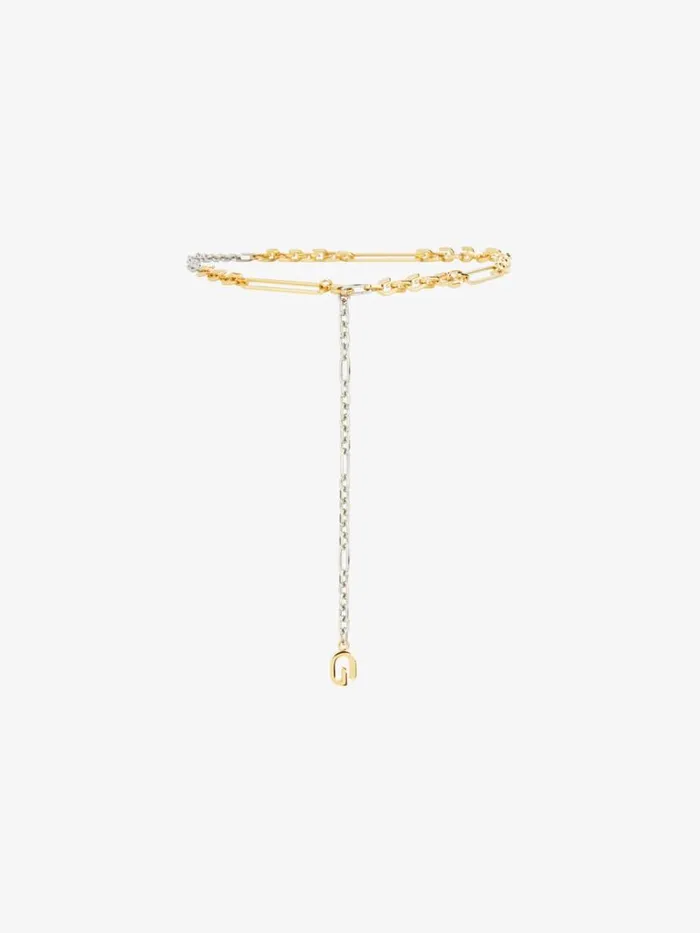 G Link Necklace In Metal Goldensilvery WomenMen Givenchy Jewelry