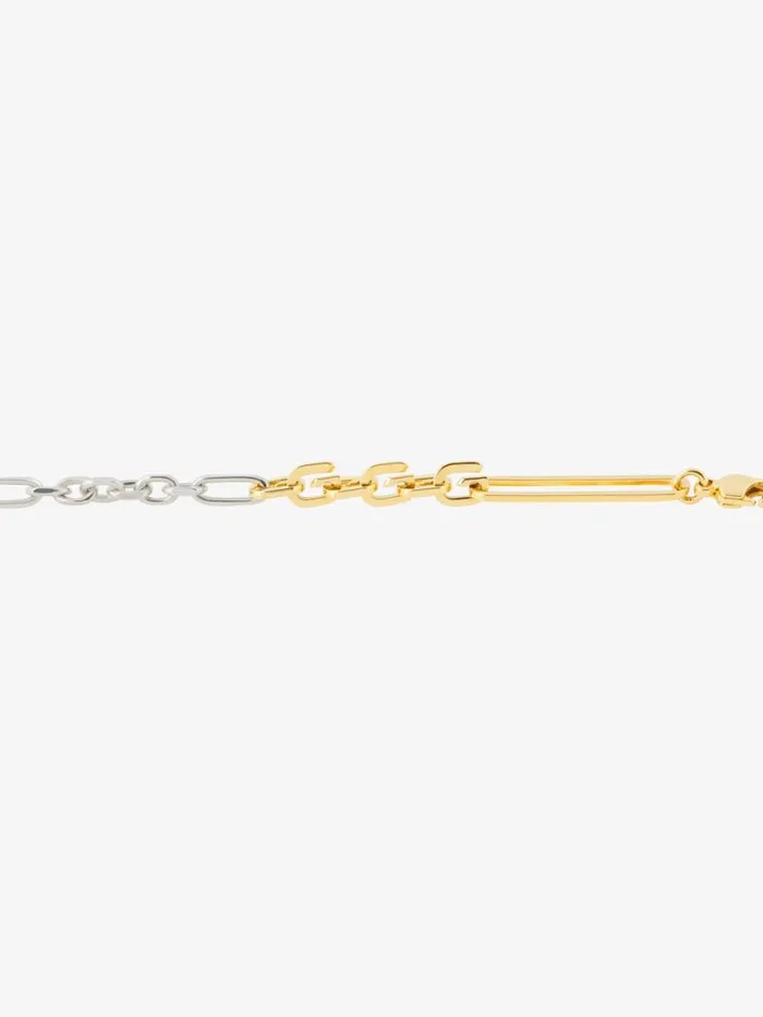 G Link Necklace In Metal Goldensilvery WomenMen Givenchy Jewelry