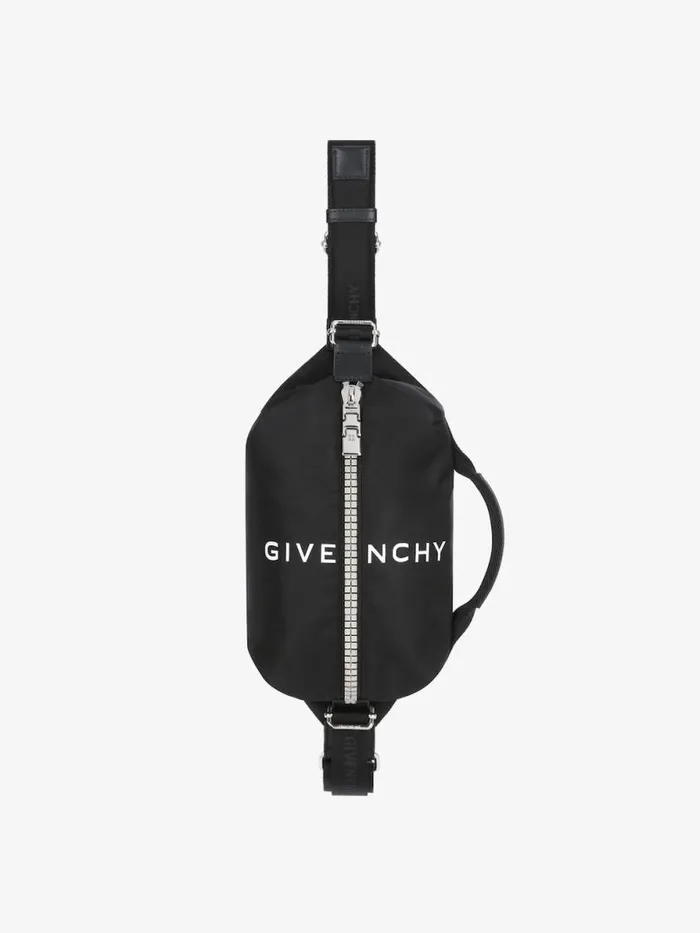 GZip Bumbag In Nylon Black Men Givenchy Crossbody Bags