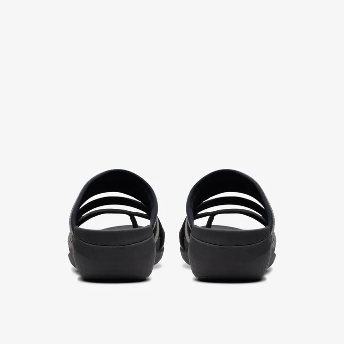 Glide Hi Iris Pewter Metallic Women Clarks Sandals and Flip Flops