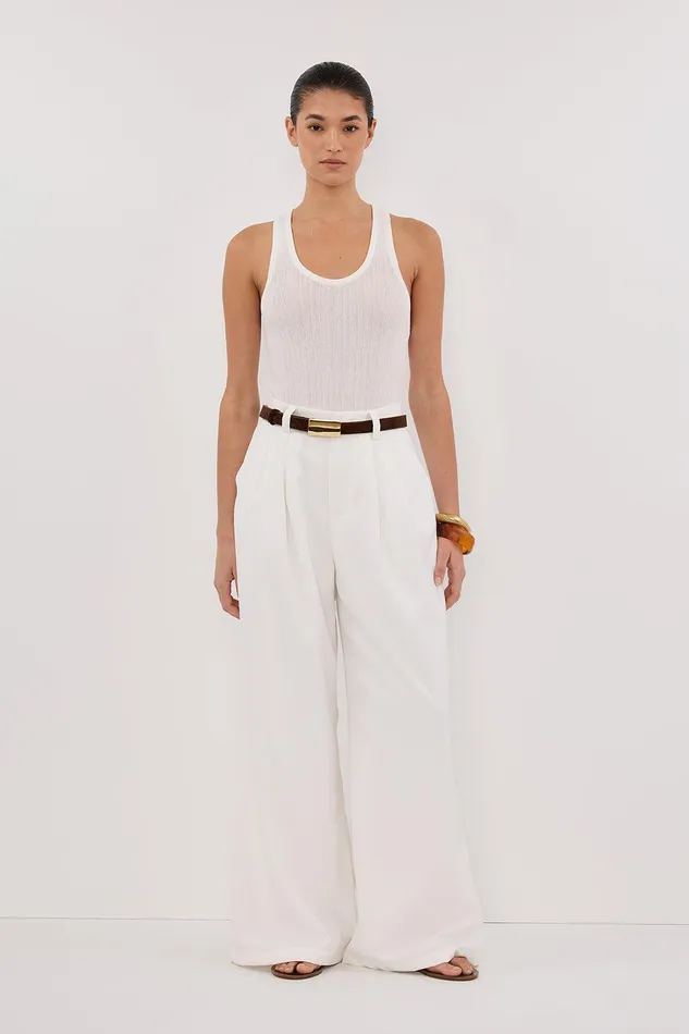 GRACE WHITE PANT Women DISSH Pants