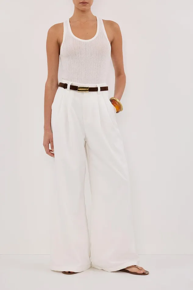 GRACE WHITE PANT Women DISSH Pants