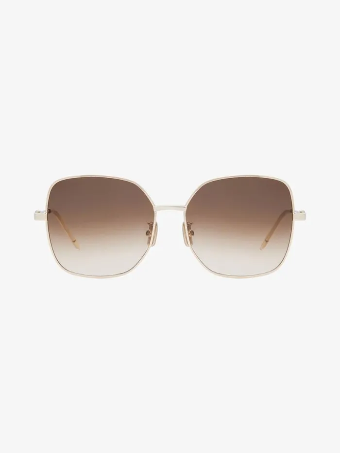 Gv Speed Sunglasses In Metal Browngolden Women Givenchy Sunglasses