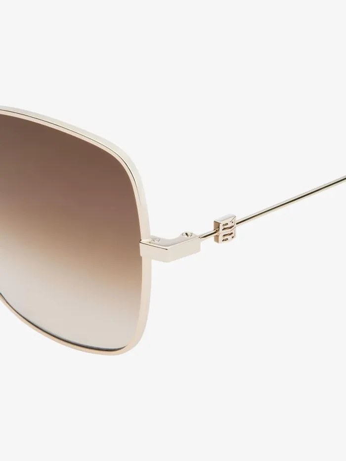 Gv Speed Sunglasses In Metal Browngolden Women Givenchy Sunglasses