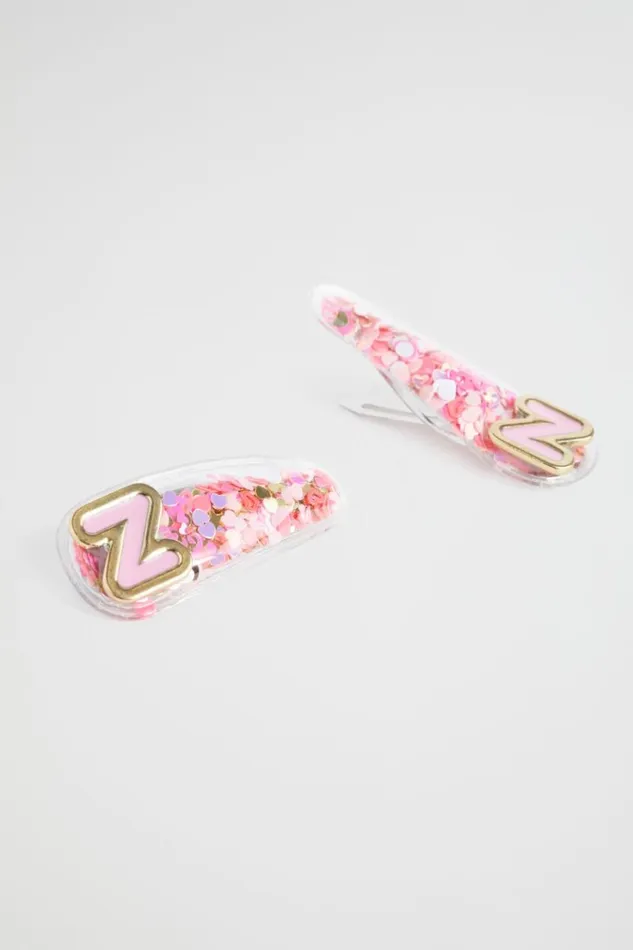 Hair Accessories Girl Seed Heritage Initial Confetti Snaps Z