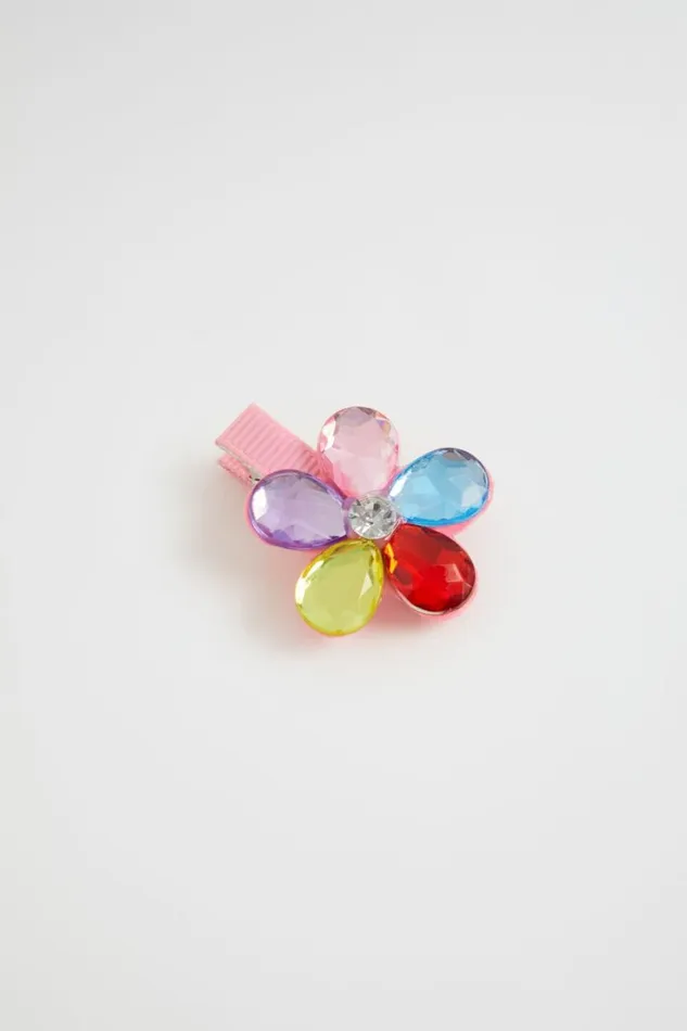 Hair Accessories Girl Seed Heritage Jewel Flower Duck Clip Multi