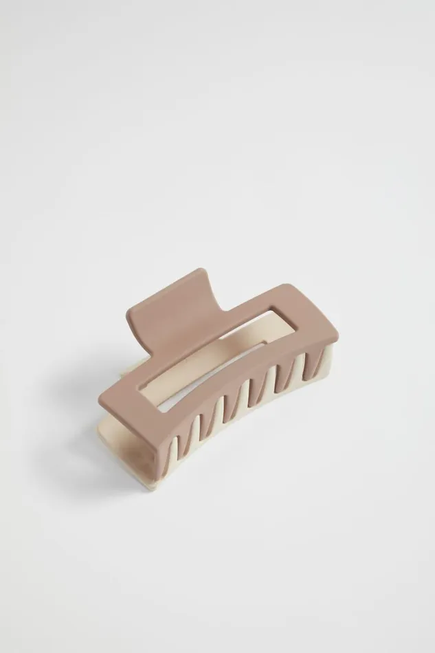 Hair Accessories Woman Seed Heritage Two Tone Claw Macchiato