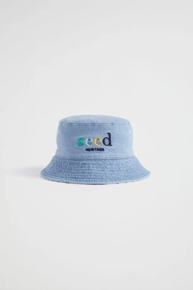 Hats and Caps Baby Seed Heritage Heritage Bucket Hat Chambray