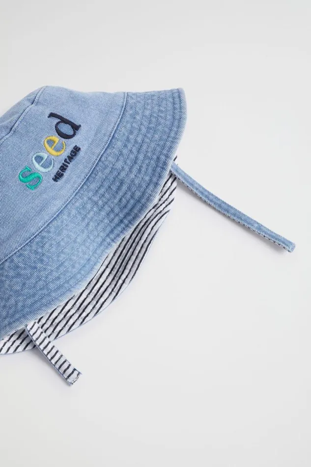 Hats and Caps Baby Seed Heritage Heritage Bucket Hat Chambray