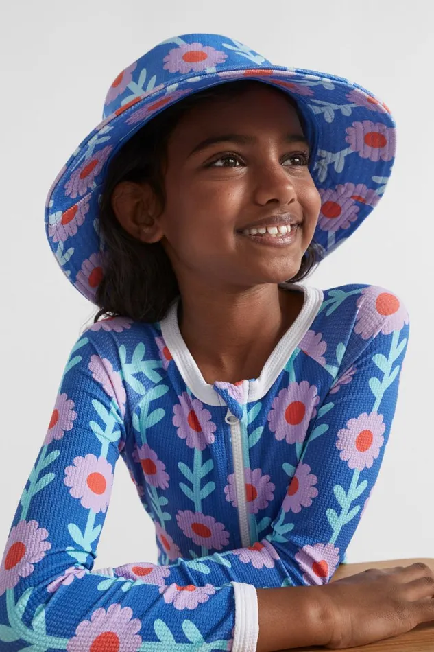 Hats Beanies and Caps Girl Seed Heritage Retro Daisy Bucket Hat Multi