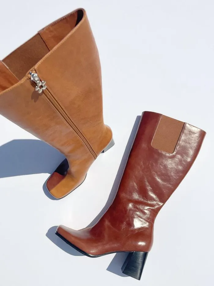 Heels Shop Lisa Says Gah Simone Knee High Boot