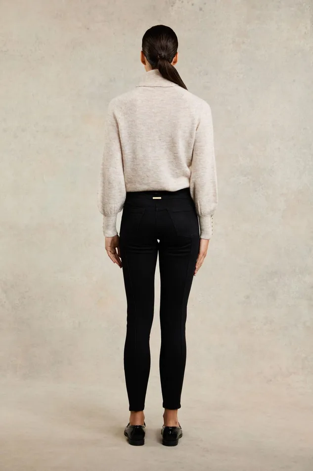 Holland Cooper 5 Pocket Jodhpur Jean Black Women Jeans Holland Cooper 5 Pocket Jodhpur Jean Black Women Jeans