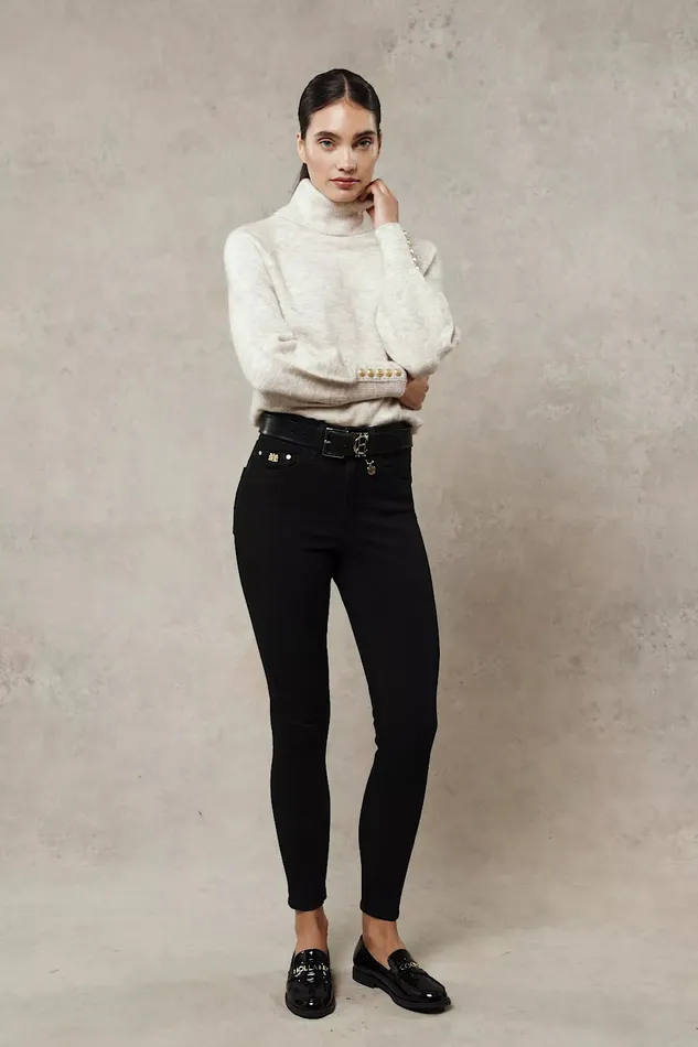 Holland Cooper 5 Pocket Jodhpur Jean Black Women Jeans Holland Cooper 5 Pocket Jodhpur Jean Black Women Jeans